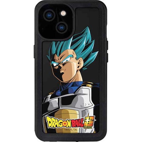 Dragon Ball Super Vegeta iPhone 15 Waterproof Case